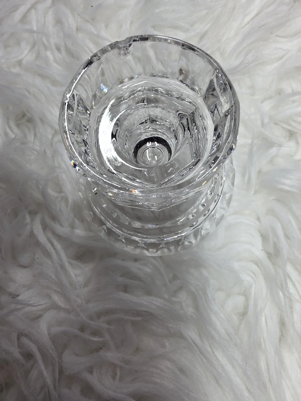 Clear Crystal Pedestal Bowl - Home Accents